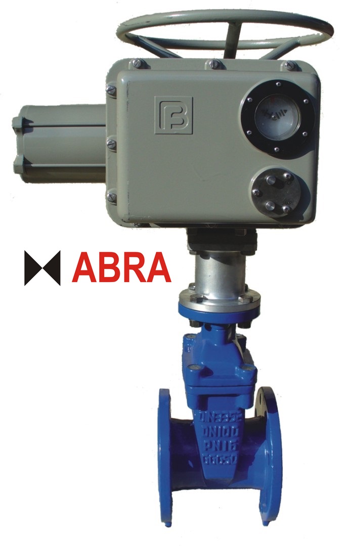 Клиновая задвижка ABRA с электроприводом ГЗ-электропривод